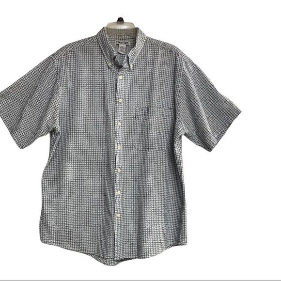 CHEROKEE Men’s shirt Black,Bluesnd White Size XLT Crinkled‎ - Picture 1 of 9